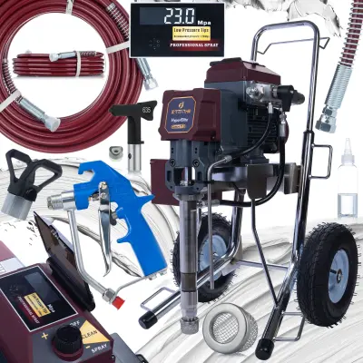 Bezzračni Raspršivač Comet T LP – 3500 W, 25 MPa, 5 L/Min | Motor Bez Četkica, ZenControl, 0,039"