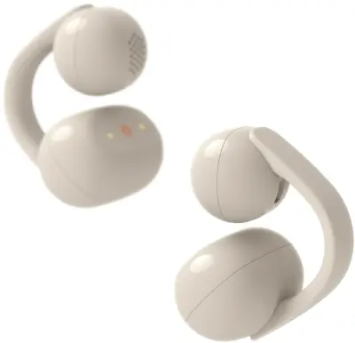 Sony LinkBuds Clip Open-Ear WFLC900C.CE7, bežične slušalice, sivo-bež