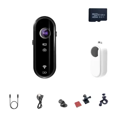 Y3 Thumb Action Camera Cycling Kit - Snimite svoju vožnju Crna