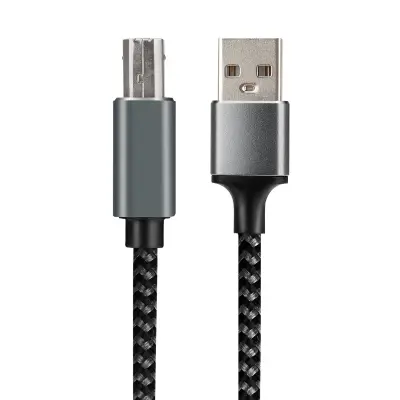 USB 2.0 A to B kabel za pisač - Brzi prijenos podataka i punjenje Siva