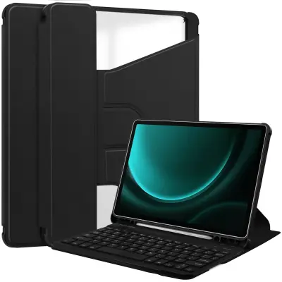 Bluetooth futrola s tipkovnicom za iPad Pro 12.9 (2018-2022) Crna