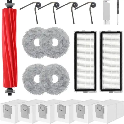 Roborock Qrevo Series Robot Vacuum Replacement Parts Kit - QV35A/QV35S, QR598/QR798 Compatible Višebojno