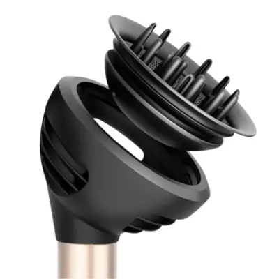 Dvoslojni nastavak za difuzor kompatibilan s Dyson Airwrap HS01/05 uvijačem, Siva ABS Siva
