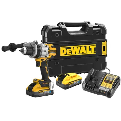 DEWALT DCD1007H2T 18V Brushless Hammer Drill with 5.0Ah Powerstack in T-Stak