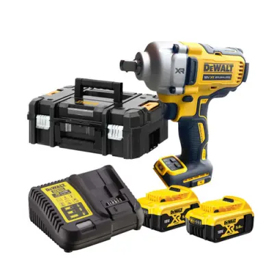 DeWalt DCF892P2T-QW 18V XR Brushless 1/2" Pin-Detent Impact Wrench with 2x5.0Ah Batteries