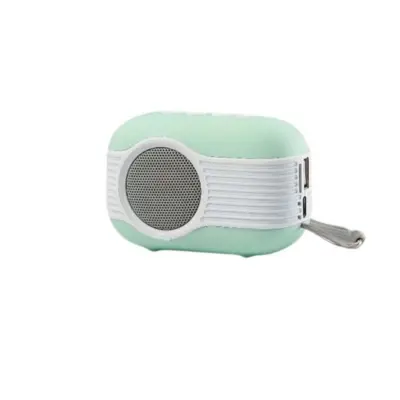 Macaron Mini Bluetooth zvučnik - Prijenosni bežični zvučnik s FM radiom i podrškom za TF/U disk Zelena