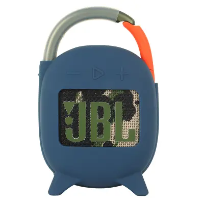 Silikonska zaštitna futrola za JBL CLIP4\/CLIP4 Bluetooth zvučnik Tamno plava