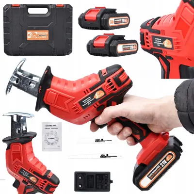 Cordless Sabljasta Pila Red Woodpecker RW21V – 21V, 2x Baterija, Brzo Punjenje | Ros Shock Kućište
