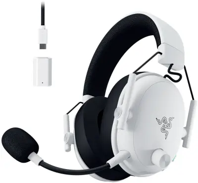 Slušalice Razer BlackShark V3, bijele