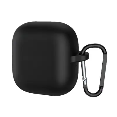 Silikonska zaštitna futrola kompatibilna s Huawei FreeClip Bluetooth slušalicama s kukicom Crna