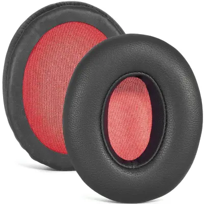 2 kom. Crni jastučići za uši od janjeće kože kompatibilni sa slušalicama Sennheiser Momentum 1.0 Crna