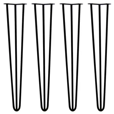 4 x 28" ukosnice - 3 kraka - 12 mm - crne
