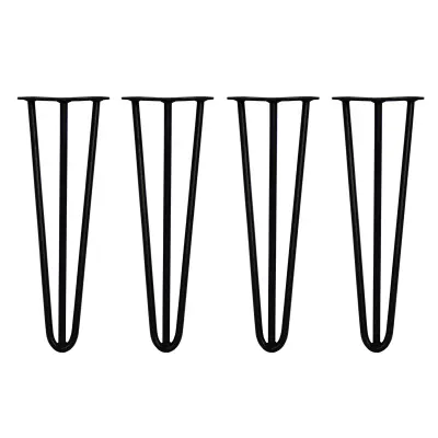 4 x 16" ukosnice - s 3 kraka - 12 mm - crne