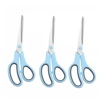 Višenamjenske škare - Set od 3 komada s ultra-oštrim oštricama od 2,5 mm Siva+Plava