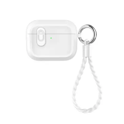 Bluetooth futrola za slušalice - Bijela - kompatibilna s AirPods Pro 2 - magnetski poklopac USB utikača Bijela