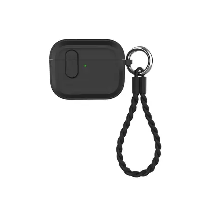 Bluetooth Earphone Protective Case - Black - Compatible with AirPods Pro 3 Magnetic Protective Cover Crna