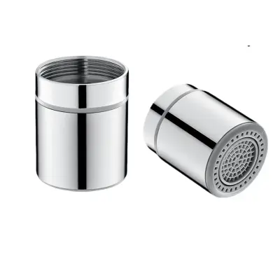 23mm Inner Thread Kitchen Faucet Aerator - Two Mode Anti-Splash Swivel Srebrna
