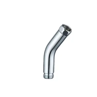 Podesivi bakreni kutnik za tuš od 112 mm – regulator kuta okretnog zgloba od 135°, univerzalni navoj od 1/2" Srebrna