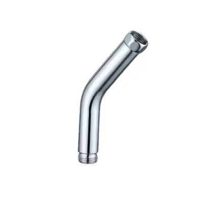 Podesivi kutnik za tuš od bakra 152 mm - Adapter s okretnim kutom od 135°, srebrni završni sloj Srebrna
