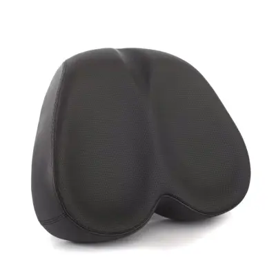 Ergonomsko udobno gel biciklističko sedlo - Ublažavanje pritiska i apsorpcija udaraca Crna