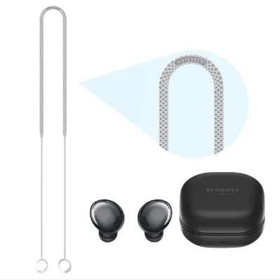 Silikonski anti-gubitni remen za kompatibilne Samsung Galaxy Buds Pro Bluetooth slušalice Bijela