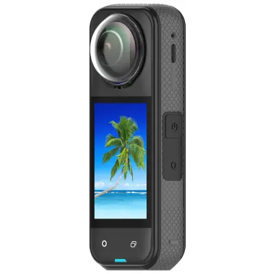 Zaštitni objektiv za Insta360 X4 — poboljšana jasnoća i zaštita Crna