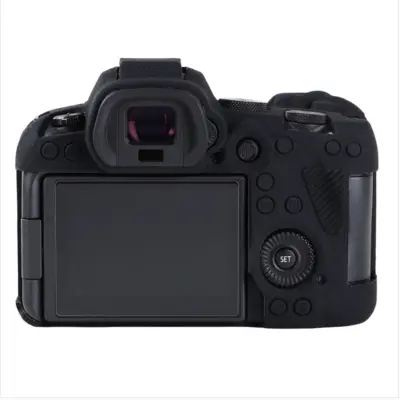 Silikonska futrola A6400 kompatibilna sa Sony Alpha A6400 - Zaštitna futrola za kameru Crna