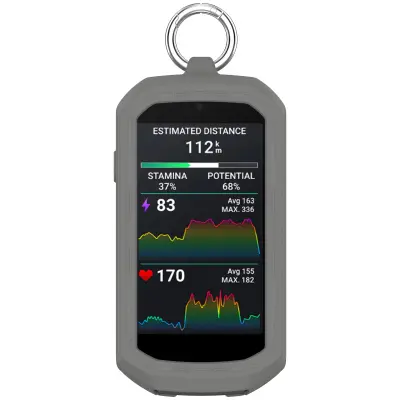 Garmin Edge 1050 Silikonska futrola sa sigurnim pristajanjem Tamno siva