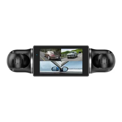High Definition Night Vision Quad Lens WiFi Dash Cam C312/Y10 - Četverostruko snimanje s 32GB TF karticom Crna