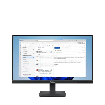 Monitor 23.8" LENOVO ThinkVision S24-4e, 64B5KAT1EU, IPS Full HD, 100Hz, 4ms, VGA, HDMI