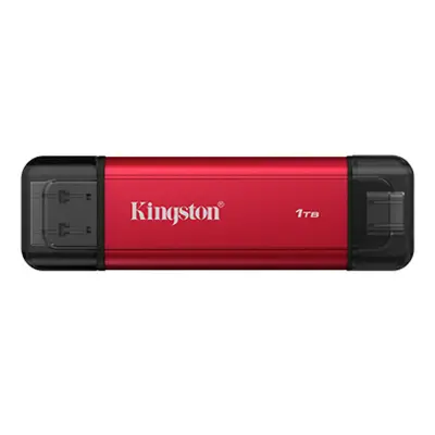 Kingston prijenosni SSD SPSD/1TB prijenosni SSD s dvostrukim USB-A/C priključkom, do 1050 MB/s USB 3.2