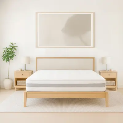 Madrac 160x190 cm, ergonomski i prozračan, visina 20 cm | Prirodna udobnost i skandinavski dizajn, visoka tvrdoća | Proizvedeno u Italiji
