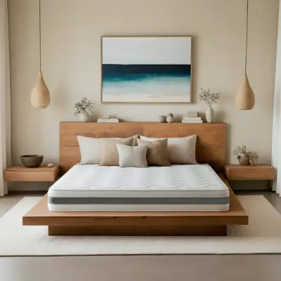 The White Stone madrac 120x200 od vodene pjene (Waterfoam) termoosjetljiv | Visoka tvrdoća, prozračan i hipoalergen | Stabilna udobnost i ergonomska p