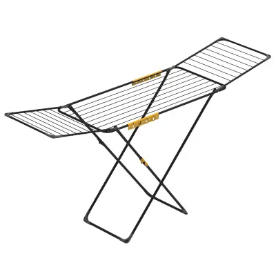 Stalak za sušenje Level Rörets, 52×196×96 cm, čvrst s krilima koja se mogu blokirati i 20 m sušenja.