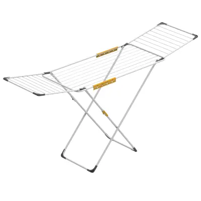 Stalak za sušenje Level Rörets, 52×196×96 cm, čvrst s krilima koja se mogu blokirati i 20 m sušenja.