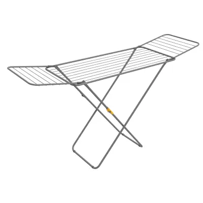 Stalak za sušenje Sussi Rörets, 52×176×96 cm s preklopnim krilima, 18 m sušenja i stabilnim sustavom zaključavanja.