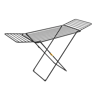 Stalak za sušenje Shape Rörets, 56×176×88 cm, vrlo stabilan s 18 m sušenja i krilima s blokadom.