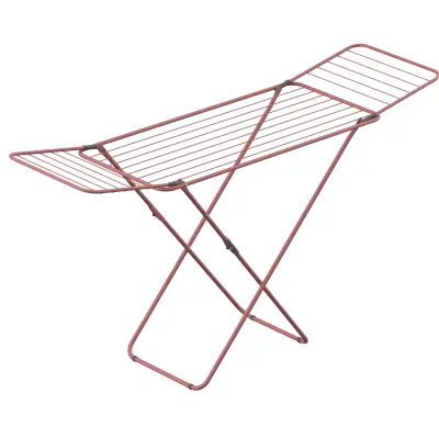 Stalak za sušenje Sussi Rörets, 52×176×96 cm s preklopnim krilima, 18 m sušenja i stabilnim sustavom zaključavanja.