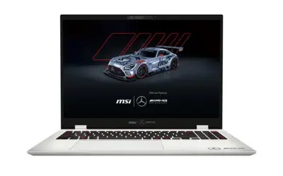 Laptop MSI Prestige 16 AI+ Mercedes-AMG Motorsport, 40.6 cm (16.0") UHD+ OLED, Intel Core Ultra 9 288V, 32 GB RAM, 1 TB SSD, Intel Graphics, W11P