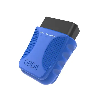 Bluetooth OBDII Car Diagnostic Scanner - Engine Fault Code Reader & Clearer, Vehicle Information Retrieval Plava/Tamno plava