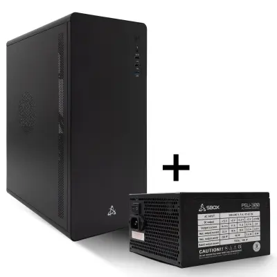 Kućište SBOX PCC-500B ATX + NAPAJANJE PSU-300