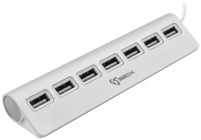 USB razdjelnik SBOX H-207 / USB-2.0 7 Ulaza