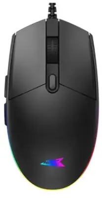 Miš BARACUDA BGM-111 CRAB CRNI / 3200 dpi