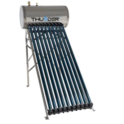 Solarni tlačni kolektor THUNDER 100 L – 10 vakuumskih cijevi, Heat-Pipe, 1500 W