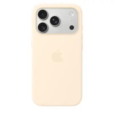 Apple iPhone 17 Pro Silicone Case with MagSafe - Vanilla