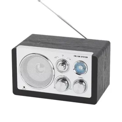 AM/FM radio DENVER TR-63 crni