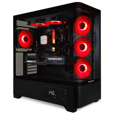 GREED MKM Edition - Gaming PC / stolno računalo - AMD Ryzen 5 7500F (5,0 GHz) - RTX 5070Ti 16 GB - 32 GB DDR5 RAM - 1 TB SSD - WiFi i Win 11 Pro