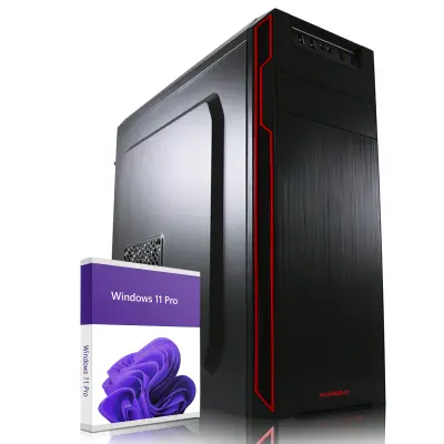 Greed® Multimedia V2 PC - stolno/uredsko računalo - AMD Ryzen 7 5700G - 4,6 GHz - 16 GB RAM - 512 GB SSD - DVD+RW - USB 3.1 - WLAN - Win11 Pro
