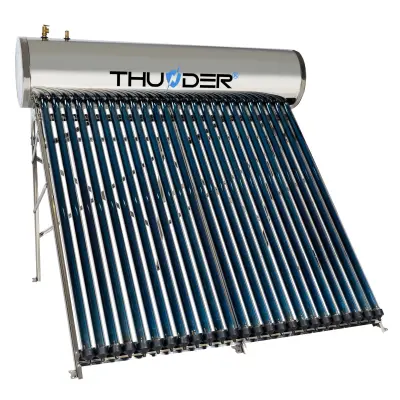 Tlačni solarni kolektor Thunder 250L – 25 cijevi, Heat-Pipe, nehrđajući čelik, 3000W THUNDER®