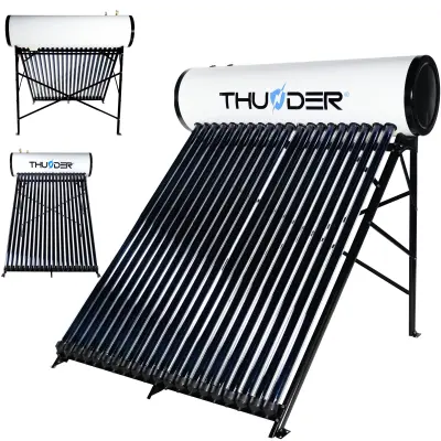 Tlačni solarni kolektor 200L, 20 cijevi, Heat-Pipe, galvanizirani čelik THUNDER®